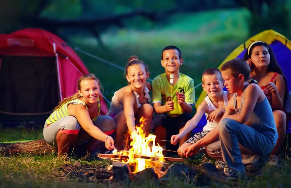 Activiteiten op de camping voor jonge kinderen