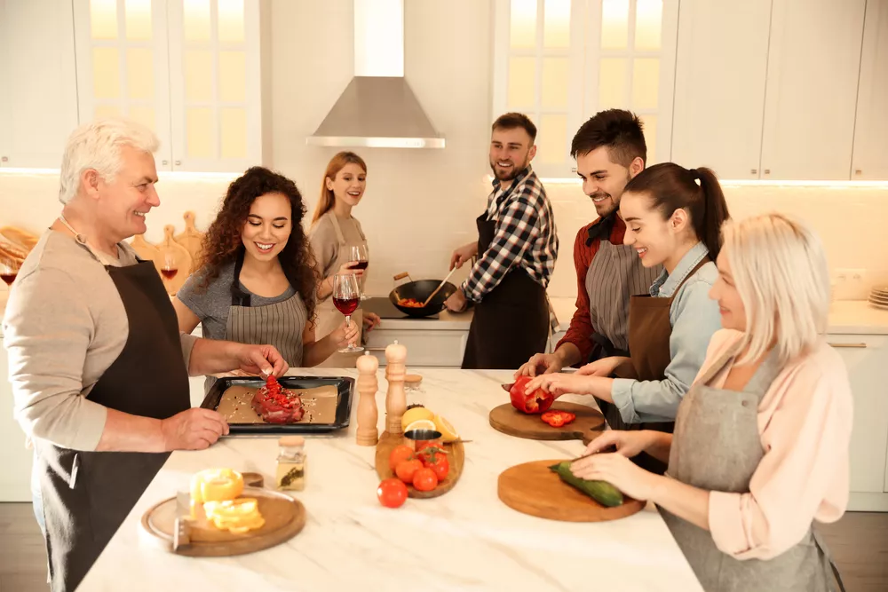 koken in vakantiehuis als team