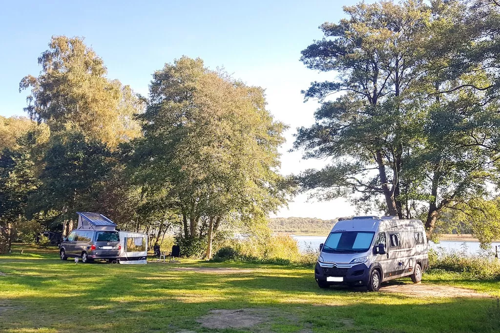 Natur und Strandcamping am Jabelschen See