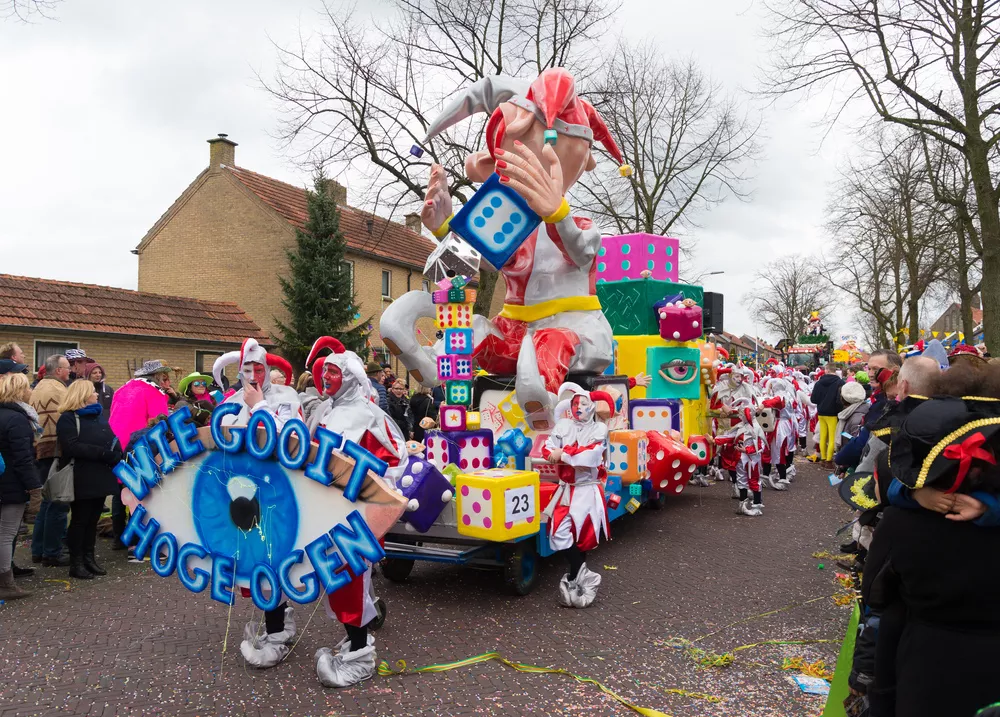 Carnavalsoptocht in Rijnlandse stijl